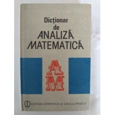 Dictionar de analiza matematica