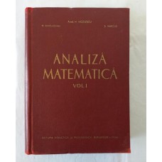 Acad. M. Nicolescu   M. Dinculeanu   S. Marcus - Analiza matematica - vol 1 - 1966