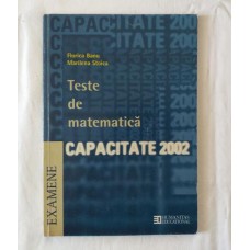 F. Banu   M. Stoica - Teste de matematica - Capacitate 2002