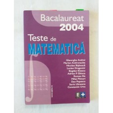 Bacalaureat 2004 - Teste de Matematica