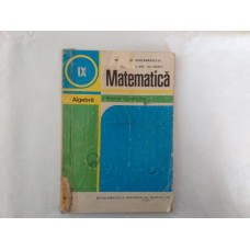 Algebra manual clasa a IX-a 1995