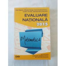 Matematica - Evaluarea nationala 2015 - Editura Corint